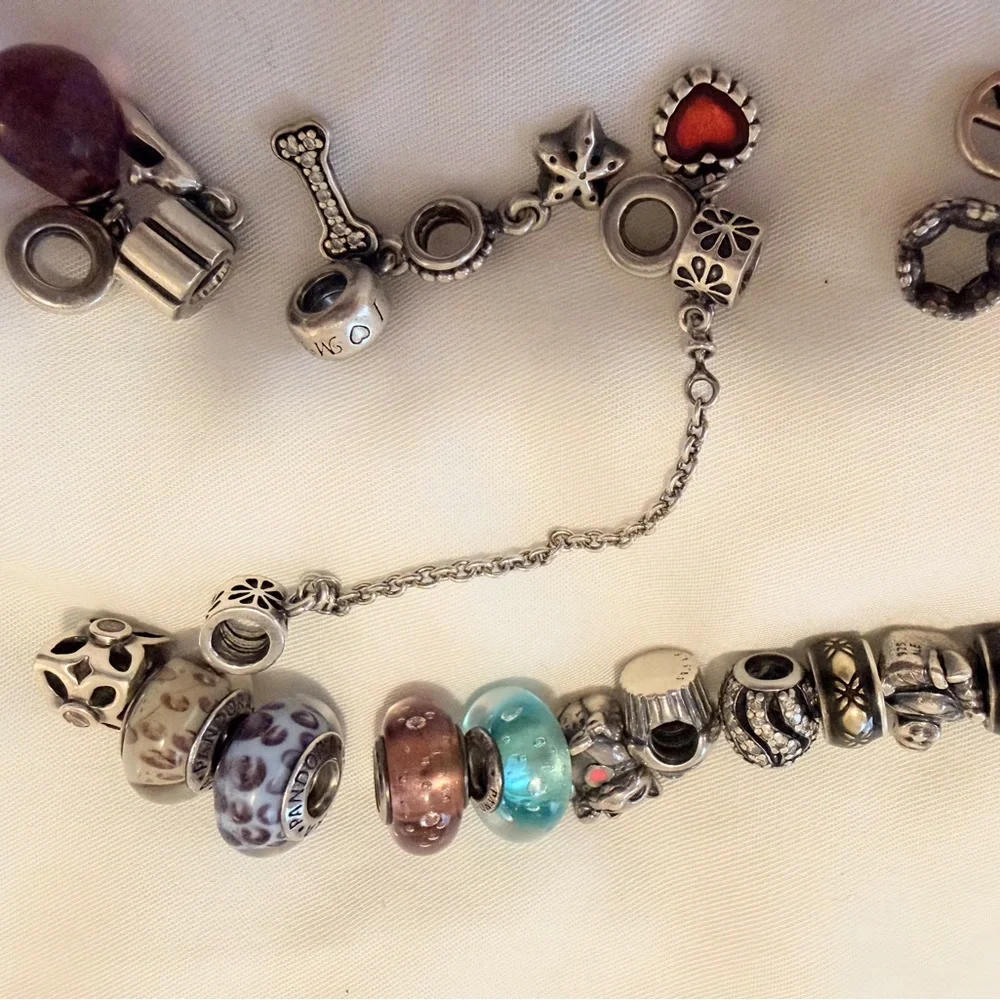 Pandora Elegant Silver Charm Bracelet Set - Picture 5 of 8